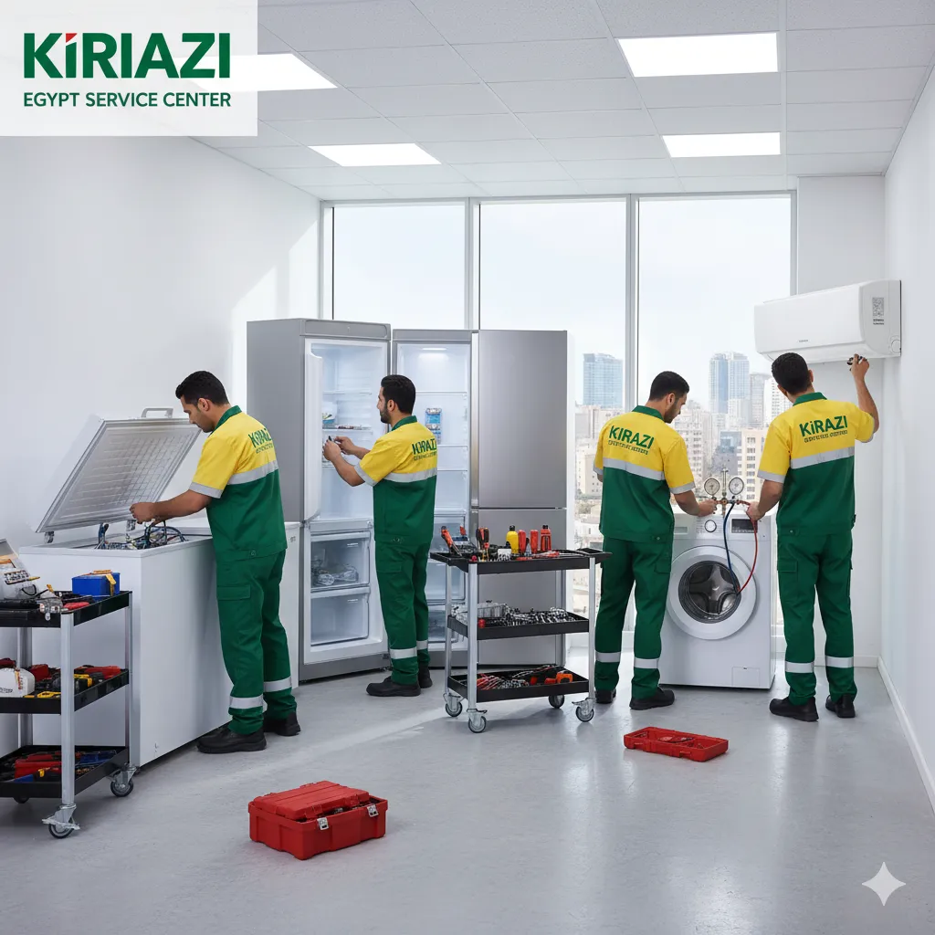 صيانة الثلاجات والديب فريزر: الكشف الدوري وإصلاح أعطال التبريد.