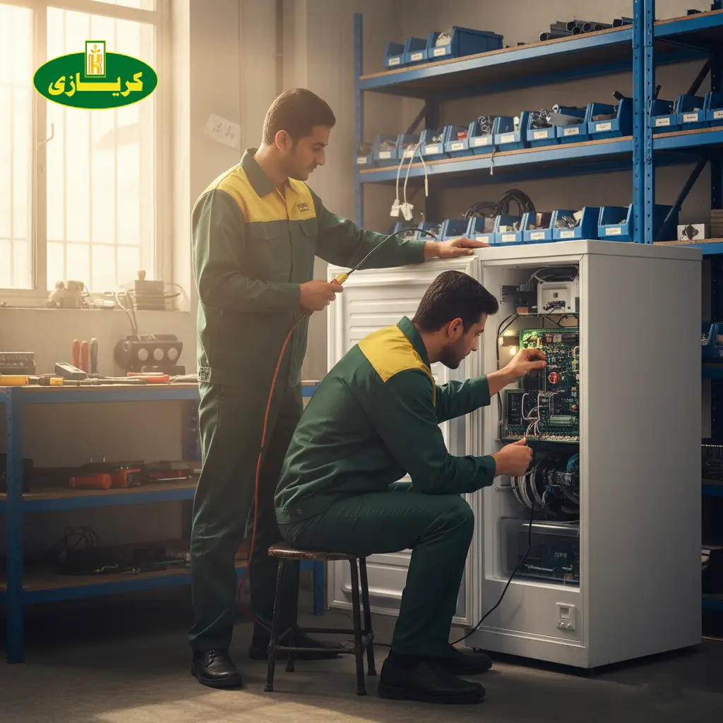 ديب فريزر كريازي 5 درج رأسي منظم من الداخل مع أدراج شفافة قوية استعراض السعة الداخلية وتصميم الأدراج المتينة في ديب فريزر كريازي 5 درج، مع نصائح للصيانة الوقائية وتجنب تكديس الأطعمة أمام فتحات التهوية.